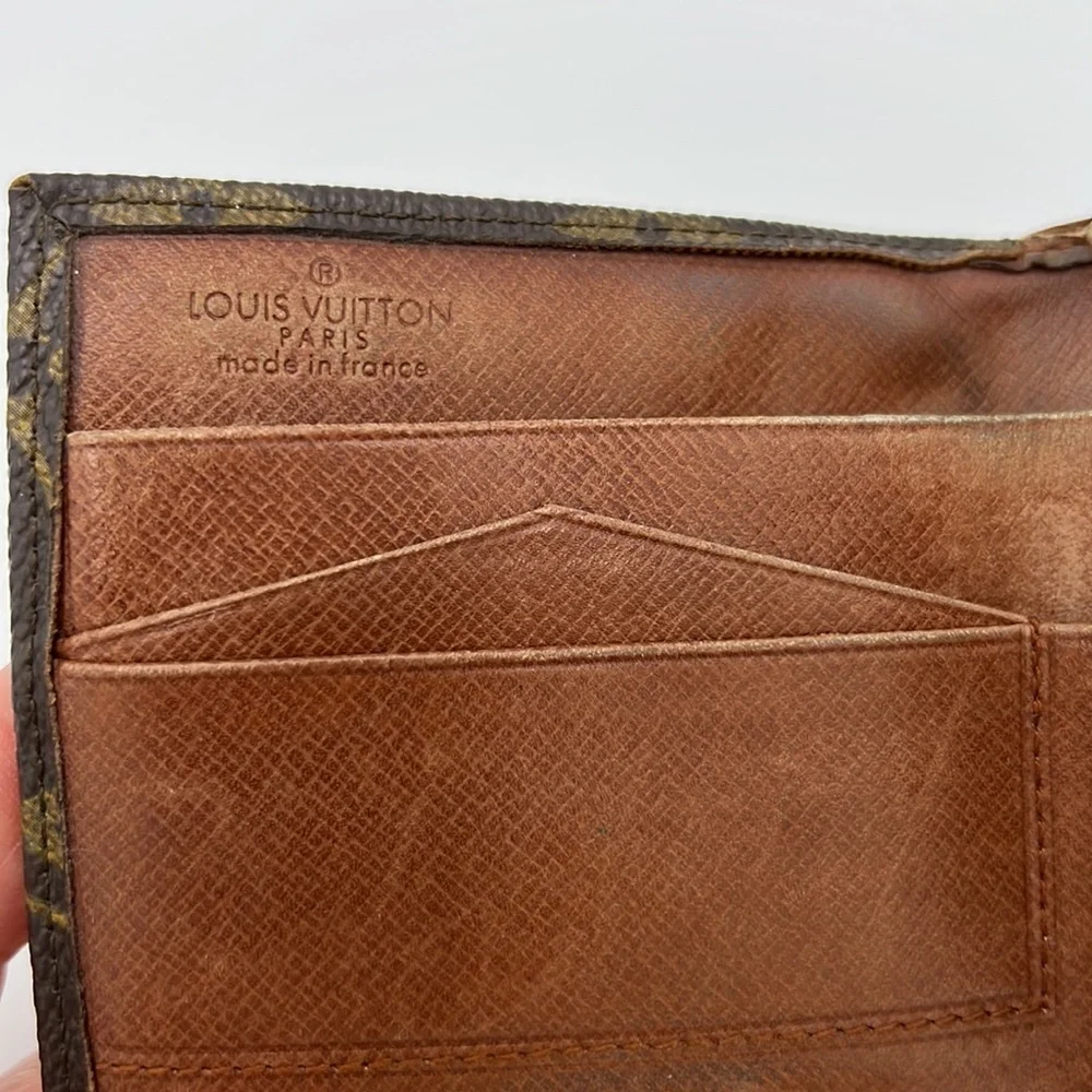 LOUIS VUITTON MONOGRAM ELISE DOUBLE SIDED SNAP WALLET